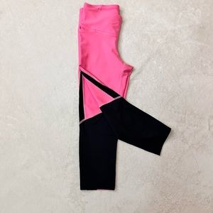 Under Armour Compression Capri Medium Pink Black